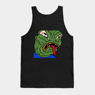 FeelsKckMan disgusted hissing pepe Tank Top